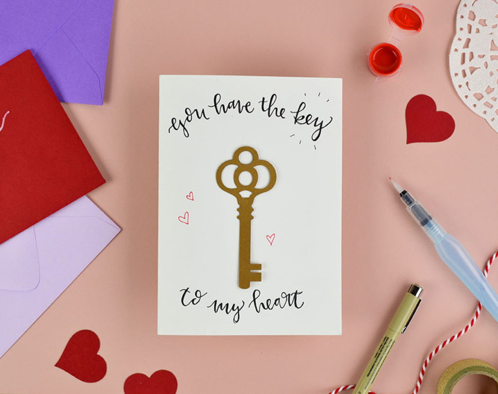 3 simple & sweet diy valentine's day cards - design idea blog